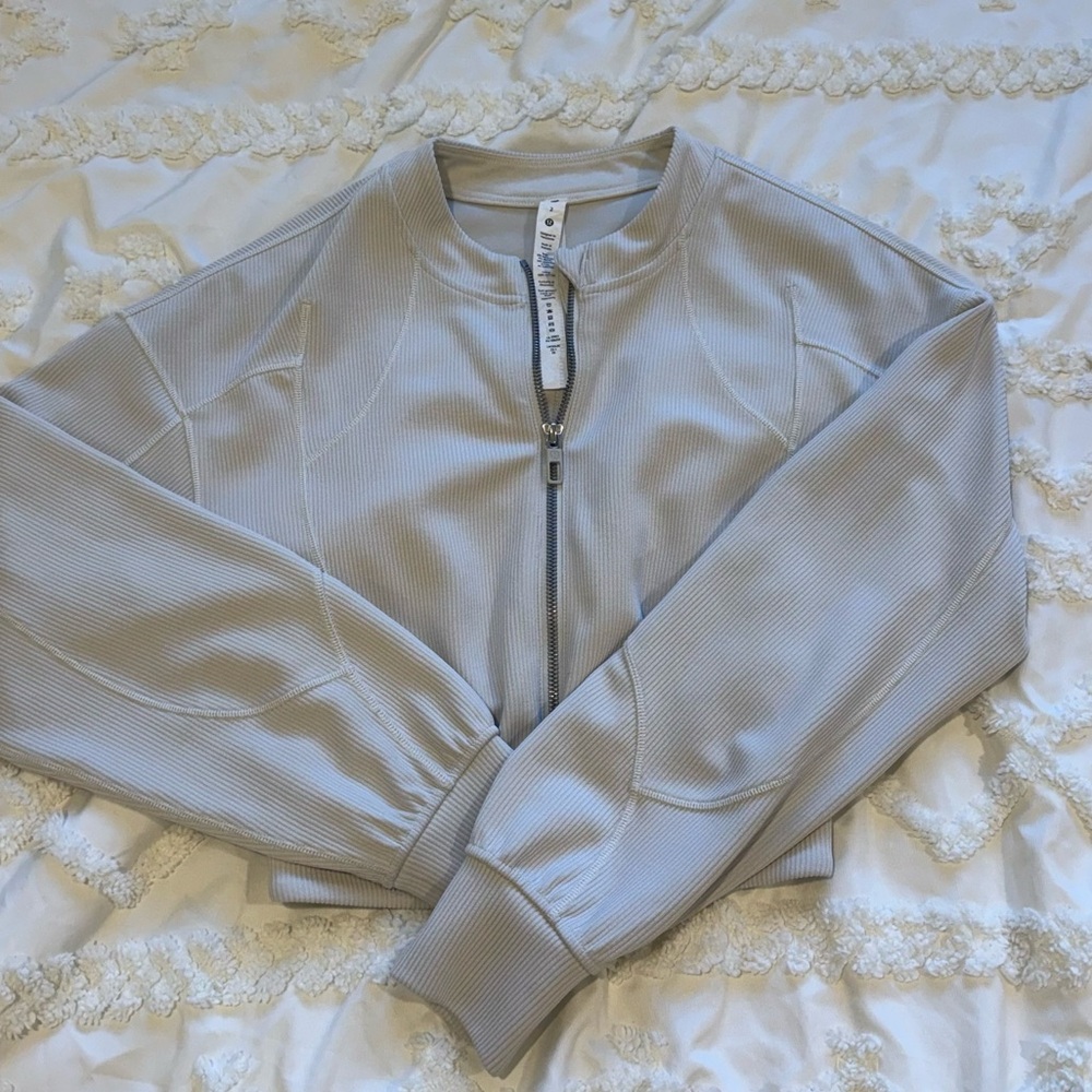 Lululemon Lululemon Ribbed Softstreme Cropped Jacket